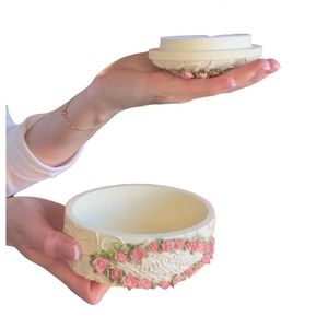 Vintage Music Box with flower